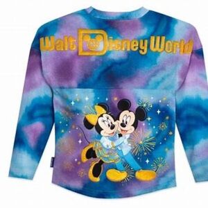 Walt Disney World 50th Anniversary Grand Finale Tie Dye Spirit Jersey Size XS